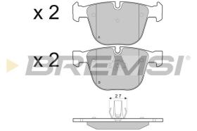 BREMSI BP3410 - PASTILLAS DE FRENO BMW