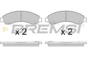 BREMSI BP3411 - PASTILLAS DE FRENO ISUZU, GREAT WALL