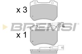 BREMSI BP3412 - PASTILLAS DE FRENO ALFA ROMEO