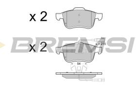 BREMSI BP3413 - PASTILLAS DE FRENO FIAT, OPEL, LANCIA