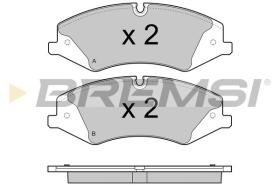 BREMSI BP3415 - PASTILLAS DE FRENO MERCEDES-BENZ, LAND ROVER