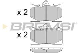 BREMSI BP3418 - PASTILLAS DE FRENO LEXUS