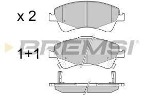 BREMSI BP3422 - PASTILLAS DE FRENO TOYOTA