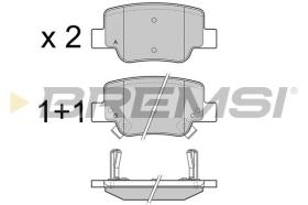 BREMSI BP3424 - PASTILLAS DE FRENO TOYOTA