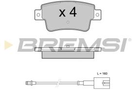 BREMSI BP3427 - PASTILLAS DE FRENO FIAT, ABARTH