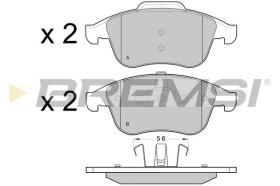 BREMSI BP3431 - PASTILLAS DE FRENO RENAULT