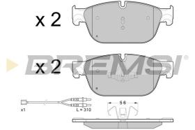 BREMSI BP3432 - PASTILLAS DE FRENO PEUGEOT, CITROEN, DS