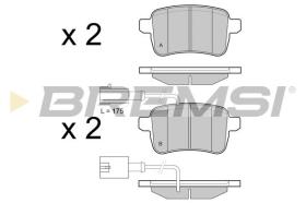 BREMSI BP3438 - PASTILLAS DE FRENO ALFA ROMEO