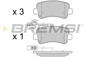 BREMSI BP3441 - PASTILLAS DE FRENO RENAULT, NISSAN, OPEL