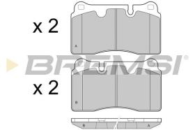 BREMSI BP3444 - PASTILLAS DE FRENO ASTON MARTIN