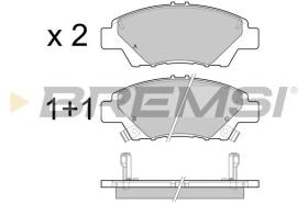 BREMSI BP3446 - PASTILLAS DE FRENO HONDA