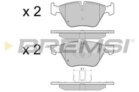 BREMSI BP3447 - PASTILLAS DE FRENO BMW