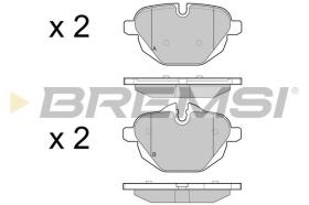 BREMSI BP3449 - PASTILLAS DE FRENO BMW