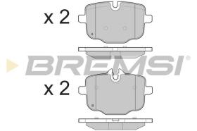 BREMSI BP3450 - PASTILLAS DE FRENO BMW, ALPINA