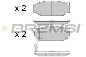 BREMSI BP3455 - PASTILLAS DE FRENO SUZUKI