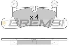 BREMSI BP3459 - PASTILLAS DE FRENO PORSCHE