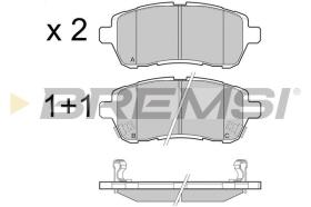 BREMSI BP3466 - PASTILLAS DE FRENO SUZUKI, SUBARU, DAIHATSU