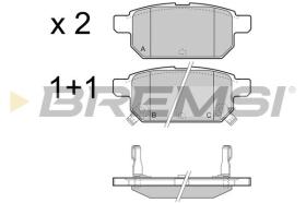 BREMSI BP3467 - PASTILLAS DE FRENO SUZUKI