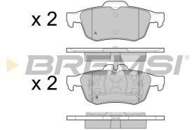 BREMSI BP3468 - PASTILLAS DE FRENO RENAULT