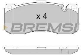 BREMSI BP3472 - PASTILLAS DE FRENO BMW, MINI