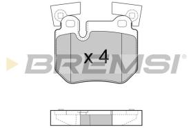 BREMSI BP3473 - PASTILLAS DE FRENO BMW