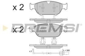 BREMSI BP3476 - PASTILLAS DE FRENO AUDI