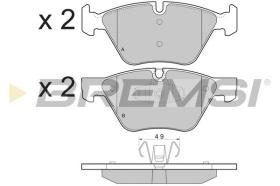 BREMSI BP3479 - PASTILLAS DE FRENO BMW, JAGUAR