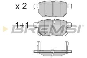 BREMSI BP3485 - PASTILLAS DE FRENO TOYOTA, LEXUS