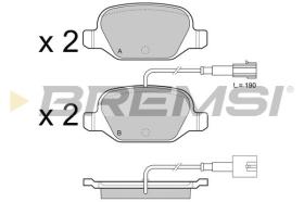 BREMSI BP3489 - PASTILLAS DE FRENO FIAT, ABARTH