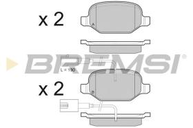 BREMSI BP3490 - PASTILLAS DE FRENO FIAT, ALFA ROMEO