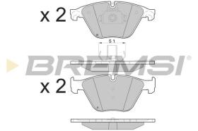 BREMSI BP3500 - PASTILLAS DE FRENO BMW