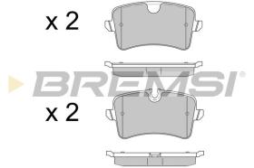 BREMSI BP3502 - PASTILLAS DE FRENO AUDI