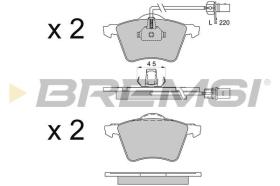 BREMSI BP3506 - PASTILLAS DE FRENO FORD, VW, SEAT