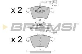 BREMSI BP3508 - PASTILLAS DE FRENO VW