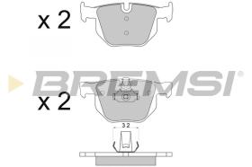 BREMSI BP3509 - PASTILLAS DE FRENO BMW