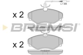 BREMSI BP3510 - PASTILLAS DE FRENO RENAULT