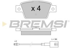 BREMSI BP3511 - PASTILLAS DE FRENO FIAT, ALFA ROMEO, LANCIA