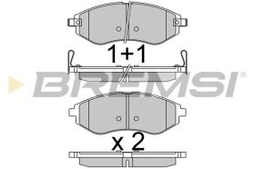 BREMSI BP3514 - PASTILLAS DE FRENO CHEVROLET