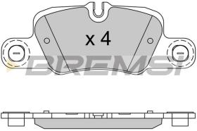 BREMSI BP3519 - PASTILLAS DE FRENO PORSCHE