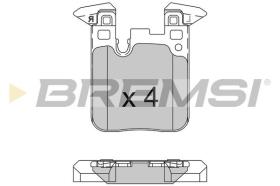 BREMSI BP3521 - PASTILLAS DE FRENO BMW