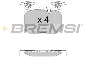 BREMSI BP3522 - PASTILLAS DE FRENO BMW