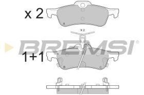 BREMSI BP3528 - PASTILLAS DE FRENO HONDA