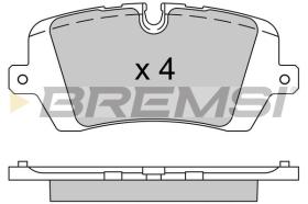 BREMSI BP3533 - PASTILLAS DE FRENO MERCEDES-BENZ, LAND ROVER