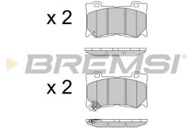 BREMSI BP3540 - PASTILLAS DE FRENO NISSAN, INFINITI