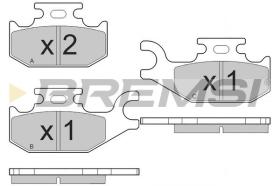 BREMSI BP3541 - PASTILLAS DE FRENO RENAULT