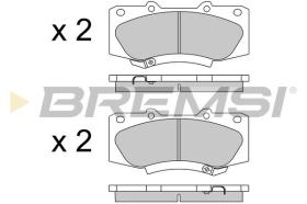 BREMSI BP3549 - PASTILLAS DE FRENO TOYOTA