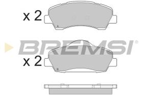 BREMSI BP3559 - PASTILLAS DE FRENO PEUGEOT, CITROEN