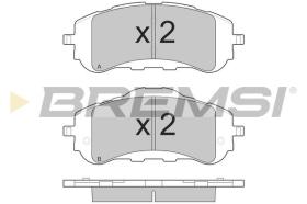 BREMSI BP3560 - PASTILLAS DE FRENO OPEL, PEUGEOT, CITROEN