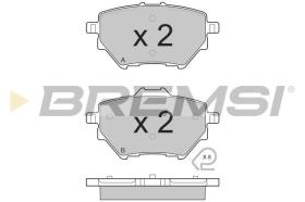 BREMSI BP3561 - PASTILLAS DE FRENO OPEL, PEUGEOT, CITROEN