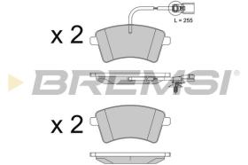 BREMSI BP3562 - PASTILLAS DE FRENO RENAULT